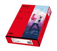 inapa Carta colorata per stampante tecno colorata: 120 g/m², A4, 250 fogli, rosso intenso