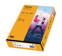 inapa Carta colorata per stampante tecno colorata: 160 g/m², A4, 250 fogli, arancione medio