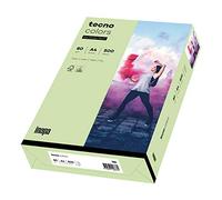 inapa Carta colorata per stampante tecno colorata: 80 g/m², A4, 500 fogli, verde medio