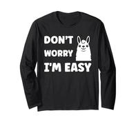 Inappropriate Not Picky Funny Ask Don't Worry I'm Easy Maglia a Manica