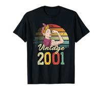 Inarrestabile, forte, bella, vintage, da donna per il 24° compleanno Maglietta