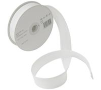 Inastri - Nastro sbieco di Cotone 25/5/5 mm, Bianco