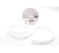 Inastri - Nastro sbieco di Cotone 14/4/4 mm, Bianco Sposa 73