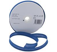 Inastri - Nastro sbieco di Cotone 14/4/4 mm, Blu Reale 32