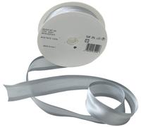 Inastri - Nastro sbieco di Raso Acetato 25/5/ 5 mm, Grigio 2057