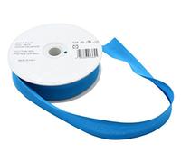 Inastri Nastro sbieco in Policotone, 25/5/5 mm, Colore, Rotolo da 20 m, Cotone e Poliestere, Blu Pavone, 11x11x3 cm, 5 unità