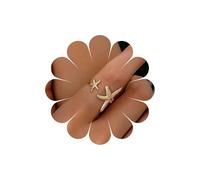 Inateannal Anelli Con Stelle Marine Boho Anelli Aperti Con Stelle Marine D'oro Anelli Vintage Regolabili Anelli Con Stelle Dichiarate Anelli Da Dito Con Doppia Stella Marina Anelli Estivi Da Spiaggia