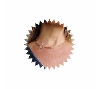 Inateannal Collana Boho Con Fermaglio A Graffetta Collana D'oro Con Catena A Maglie A Graffetta Collana Vintage Con Alamari Collana Statement Con Alamari E Bar