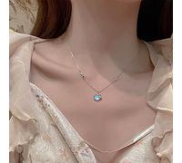 Inateannal Lucciola Pietra Di Luna Ciondolo Collana Scintillante Zirconia Cubica Catena Collana Gioielli Per Le Donne Ragazze