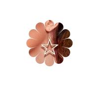 Inateannal Orecchini pendenti a stella cava Orecchini pendenti a stella dorata Orecchini a stella grandi Orecchini a gancio con stella dichiarazione Orecchini stella minimalista Gioielli per le donne