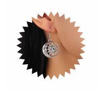 Inateannal Orecchini Vintage Sole Luna Orecchini Argento Girasole Orecchini Pendenti Luna Crescente Orecchini Ad Amo Orecchini Sole Tribale Gioielli Per Donne E Ragazze