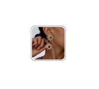 Inateannal Punk Grandi Orecchini Sunburst Oro Girasole Borchie Esagerato Grande Sole Borchie Dichiarazione Geometrica Sunburst Orecchini Matrimonio Prom Gioielli Per Le Donne