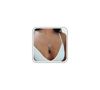 Inateannal Vintage Quarzo Nero Cristallo Collana Choker Guarigione Cristallo Esagonale Collana Pendente Argento Pentagramma Cerchio Collane Esagonale Colonna Appuntita Reiki Collane Chakra