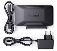Inateck Adattatore da SATA a USB 3.2 Gen 2, Cavo Adattatore per Disco Rigido da 2,5/3,5 Pollici SSD/HDD, Adattatore di Alimentazione 12V/2A Incluso, trasferimento bidirezionale