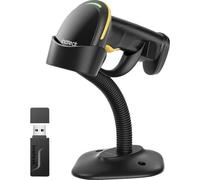 inateck BCST-35_black Barcode scanner Bluetooth® 1D, 2D LED Black Scanner porta