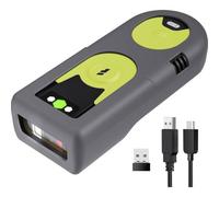 inateck BCST-42_green Barcode scanner Bluetooth®, Radio 1D, 2D LED Black, Green