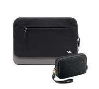 Inateck Borsa Organizer Custodia per Accessori + Custodia per Laptop con Protezione a 360°, Set Resistente agli Schizzi, Sleeve Capiente Compatibile con MacBook Pro 14″ M5/M4/M3/M2/M1 Pro/Max (2026-20