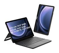 Inateck Custodia con tastiera per Samsung Galaxy Tab S10 FE/S9 FE/S9, tastiera per tablet verticale/orizzontale, supporto rimovibile, con touchpad, QWERTZ, AceTouch N0064