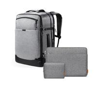 Inateck Custodia per Laptop compatibile con MacBook Air 13" M5-M1 (2026-2018), MacBook Pro 13" M2/M1 (2022-2016), Surface Pro 11-3 e MacBook Neo (A18 Pro) 2026 + Zaino Espandibile 38.5-46.2L per 15.6"