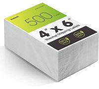 Inateck Etichette termiche di spedizione, 4 x 6 pollici (100 mm x 150 mm), etichette impermeabili per trasporti, senza BPA/BPS, confezione da 500