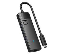 Inateck HUB USB 3.2, 10Gbps Hub USB C con 4 Puertos USB A Compatibile con MacBook PRO/Air, iMac, iPad PRO, PS4, Surface PRO