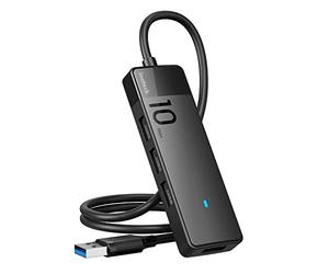 Inateck Hub USB 3.2, 4 Porte USB a Hub, Adattatore USB 3.2 Gen 2 10Gbps con Cavo da 50cm, Adatto per MacBook, Mac PRO/Mini, iMac, Windows, Surface PRO, PS4