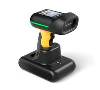 Inateck IP66 Lettore codice a barre wireless 2D con display e stazione di ricarica