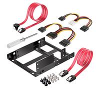 Inateck Kit di montaggio per disco rigido interno da 2,5 pollici SSD a 3,5 pollici (cavi dati SATA e cavi di alimentazione inclusi) (ST1002S)