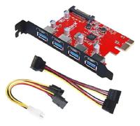 Inateck KTU3FR-4P scheda di interfaccia e adattatore Interno USB 3.2 Gen 1 (3.1