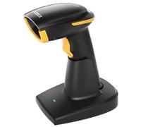 Inateck Lettore Codici a Barre 2D Wireless con Base di Ricarica, BCST-36 | 1D 2D QR, Bluetooth 2.4G USB, 2600mAh, Base Ricarica, APP AI SDK, 3 Modi Scansione, Compatibile Windows Mac Android