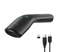 Inateck Lettore Codici a Barre 2D Wireless, Scanner QR Code Portatile con LED di Stato Multicolore, Design Ergonomico Ultraleggero da 108g, Scanner Bluetooth, Batteria Ricaricabile Sostituibile