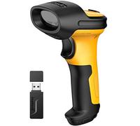 Inateck Lettore Codici a Barre Wireless 2.4GHz Barcode Scanner | Portata 60m Batteria 2600mAh Durata Batteria Uso ininterrotto 1 Mese | Lettura Automatica Veloce e Precisa, P6