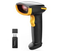 Lettore di codici a barre Bluetooth Inateck, Lettore di codici a barre USB wireless 1D portatile, 1 ricarica al mese, Scanner con APP e SDK, BCST-21