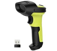 Inateck Lettore di Codici a Barre Scanner Laser Wireless Senza Fili 2.4GHz, portata 35 m, Automatico, Veloce e Preciso, BCST-60