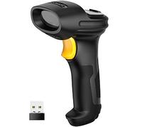 Inateck Lettore di Codici a Barre Scanner Laser Wireless Senza Fili 2.4GHz, portata 35 m, Automatico, Veloce e Preciso, Durata in uso circa 180 Giorni, BCST-60-BK