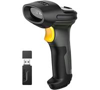Inateck Lettore di codici a barre senza fili 1D, scanner Bluetooth wireless, portata trasmissione 100 m, legge codici su schermo, P7