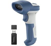 Inateck Lettore di codici a barre wireless 2D 1D, Bluetooth 5.0, supporto per la lettore codice a barre lotteria scontrini, BCST-73