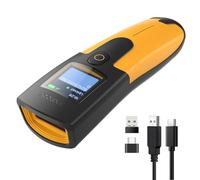 Inateck Scanner di codici a barre wireless 1D con display, scanner di codici a barre Bluetooth, lettore di codici a barre portatile con batteria da 1000 mAh, 1 carica 3 mesi, scanner di codici a barre