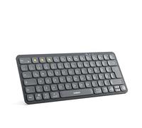 Inateck Tastiera Bluetooth, senza fili con 3 Bluetooth, design sottile, ricaricabile, QWERTZ, per iPad Pro/Air/Mini/10.9/10.2/9.7/Windows/iOS/MacOS/Android, tastiera ergonomica, KB107