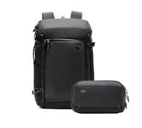 Inateck Zaino da Viaggio 40L con Accesso Rapido TSA + Organizer Elettronico Portatile, Set Resistente all’Acqua, Bagaglio a Mano Business con 7 Scomparti Modulari, Antifurto, Materiali Sostenibili, pe