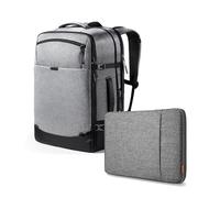 Inateck Zaino Espandibile 38.5-46.2L per 15.6" Laptop, Grigio + Custodia 360° per MacBook Pro 14" M5-M1 Pro/Max (2026-2021) A3426-A2442