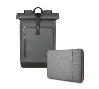 Inateck Zaino Porta PC 15-17" a Prova di Spruzzi + Custodia 360° per MacBook Pro 14" M5-M1 Pro/Max (2026-2021) A3426 A3427 A3434 A3401 A3185 A3112 A2992 A2918 A2779 A2442