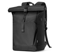 Inateck Zaino Porta PC 25L-30L, Daypack Donna Uomo con Scomparto per Scarpe Separato e Porta per Cuffie/Ricarica, Nero