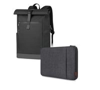 Inateck Zaino Porta PC Donna Uomo Compatibile con Computer da 15-17 pollici, a Prova di Spruzzi d'acqua 360° Protezione Custodia Compatibile con 14 Pollici MacBook Pro M5/M4/M3/M2/M1 Pro/Max