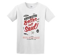 INATUE Unisex T-Shirt Better Call Saul Poster Black M