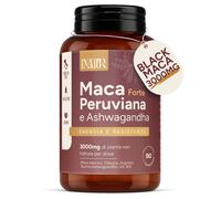 iNATUR Maca Peruviana Nera Extra Forte 100:1 Uomo Donna 90 Compresse Vegan Con