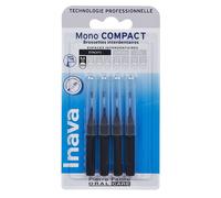 Inava Mono Compact Spazzole Interdentali 0,6mm Nere 4 Pezzi - Igiene Orale
