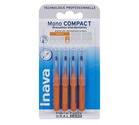 Spazzolini Interdentali 1,2 mm, Orange X4 Mono Compact Inava