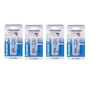 Inava Spazzole 3 Ricariche Trio Compact Viola - 6-4 mm Spazio interdentale Grande set di 4 x 3 = 12 ricariche