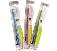Inava - Spazzolino da denti morbido - Set di 3 spazzole (3 pezzi)